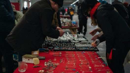 a group of people playing a board game