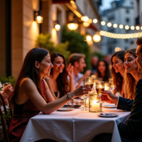 Restaurants pour faire la fête à Paris nichés dans le Marais